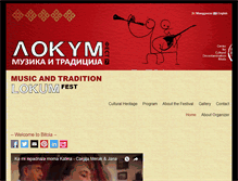 Tablet Screenshot of lokumfest.mk